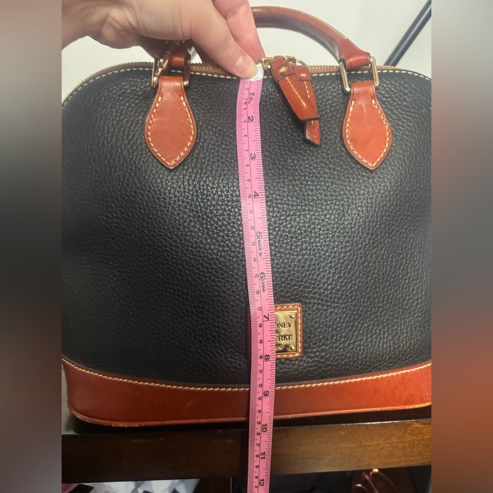 Dooney & Bourke Pebble Grain Zip Zip Satchel EUC - Picture 14 of 16